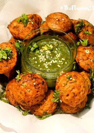 A picture of Moong Dal Veggie Bites.