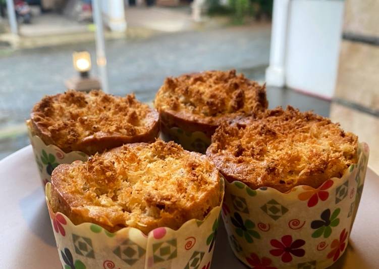 Cara Gampang Menyiapkan Coconut Muffin, Menggugah Selera