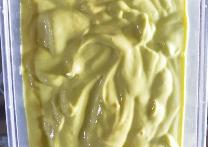 Resep Whipcream rasa buah alpukat Anti Gagal