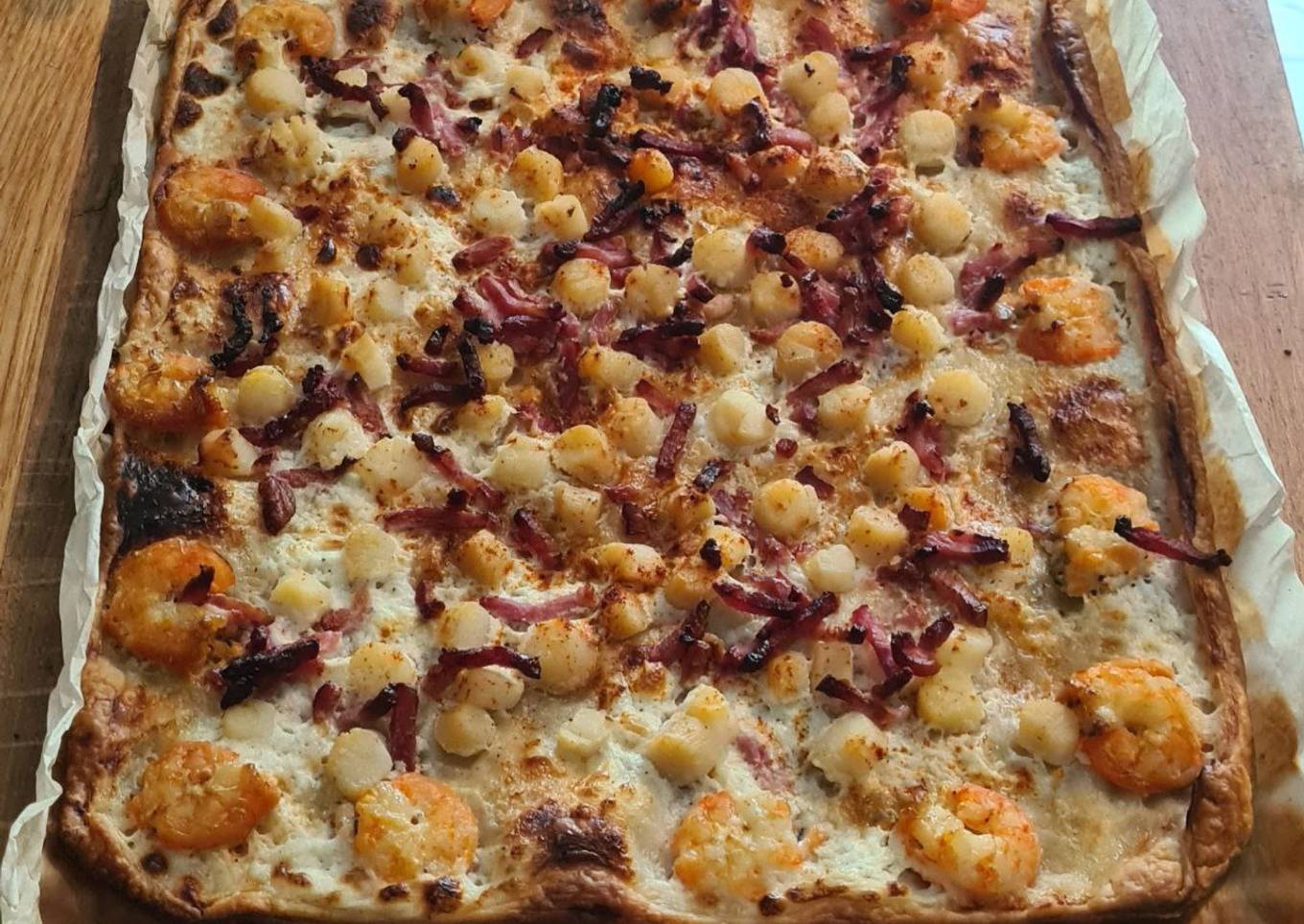 Tarte entre terre et mer