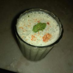 A picture of Mint masala buttermilk.