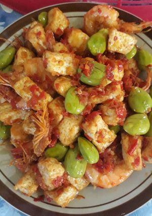 Foto resep Balado Udang Tahu Pete