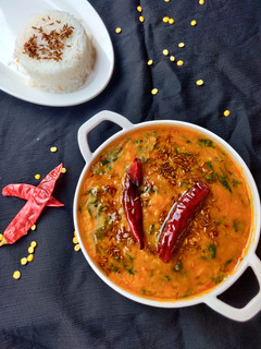A picture of Toor Dal Palak.
