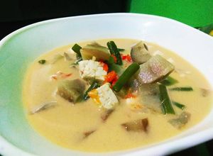 Foto resep Sayur Lodeh Pedas Jawa (kacang panjang terong tahu tempe)