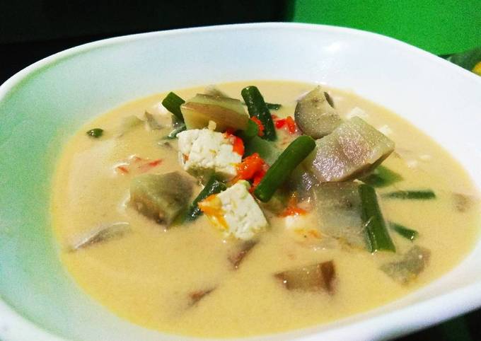 Resep Sayur Lodeh Pedas Jawa Kacang Panjang Terong Tahu Tempe Oleh