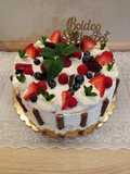 Erdei gyümölcsös mascarpone álomtorta 🎂🫐🍓🍇