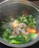 Sop ayam dan sambel kecap NO MSG NO KALDU BUBUK