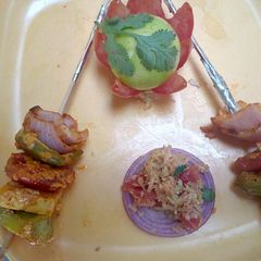 A picture of Tandoori paneer stick.