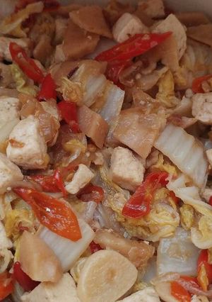 Foto resep Tumis sawi putih