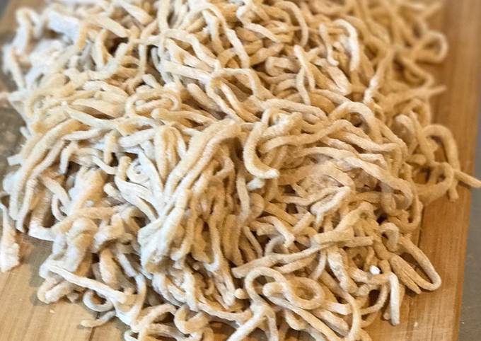 Resep: Chinese egg noodles TANPA MESIN (mie telur Kenyal Tanpa Bahan pengawet) Farah Quinn