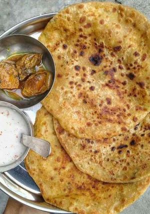 A picture of Aloo Paratha.