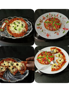 வெஜிடபிள்ஸ பன்னீர் சீஸ்.. பிஸ்சா..(veg paneer pizza recipe in tamil) செய்முறை முக்கிய புகைப்படம்