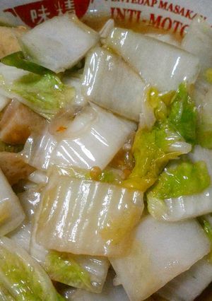 Foto resep Oseng oseng sawi putih