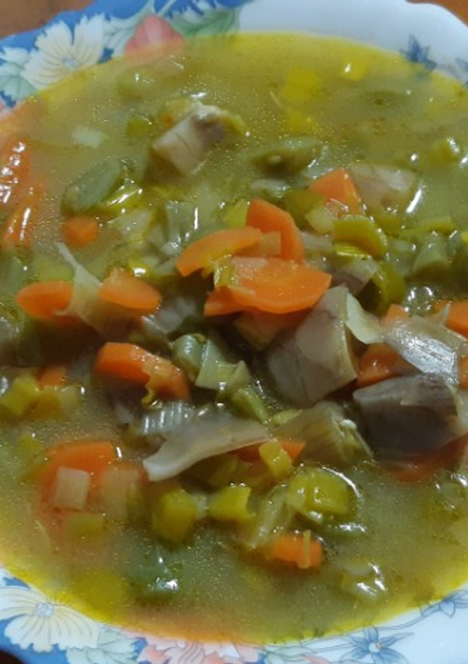 Una foto de Sopa de verduras