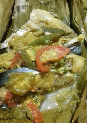 Foto resep Pepes ikan patin