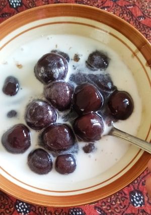 Foto resep Biji Salak Ubi Ungu Gula Aren