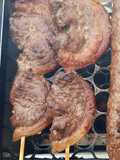 Espetinho de picanha meia lua