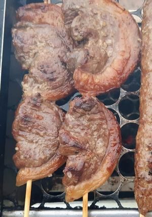 Foto de Espetinho de picanha meia lua