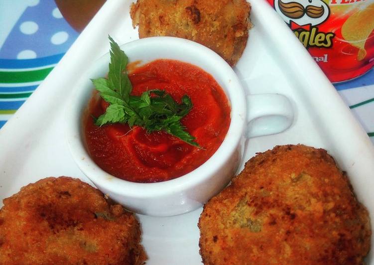 Simple Way to Make Super Quick Minced meat in onion Ring