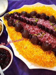عکسی از دستور آلبالو پلو