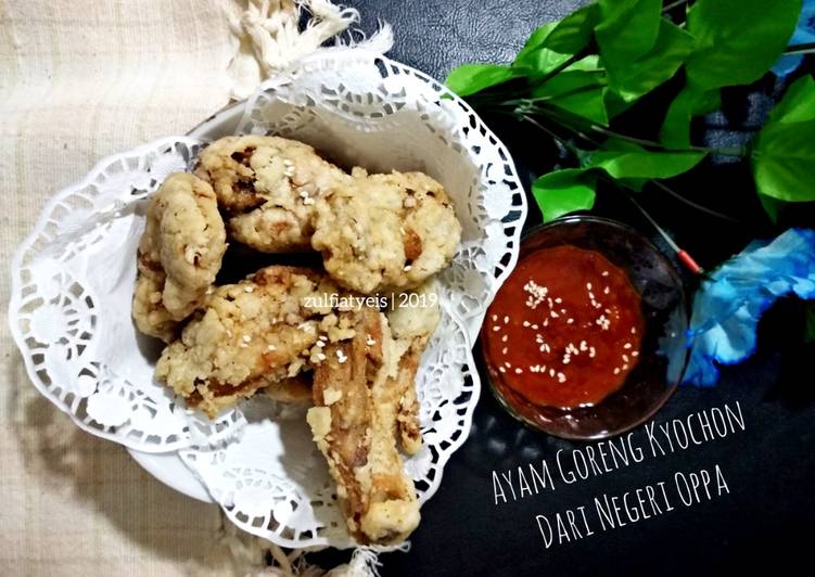 Bahan Menyiapkan Ayam Goreng Kyocon Dari Negeri Oppa, Lezat Sekali
