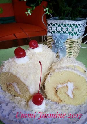Foto resep Bolu gulung keju simple