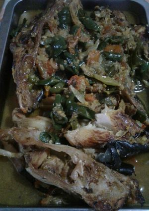 Foto resep Kepala ikan manyung asap berbumbu