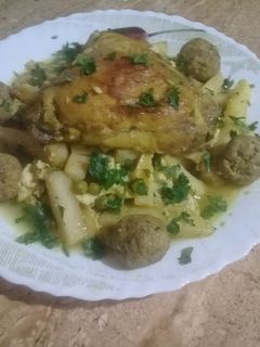 صورة لوصفة طاجين الجلبانة