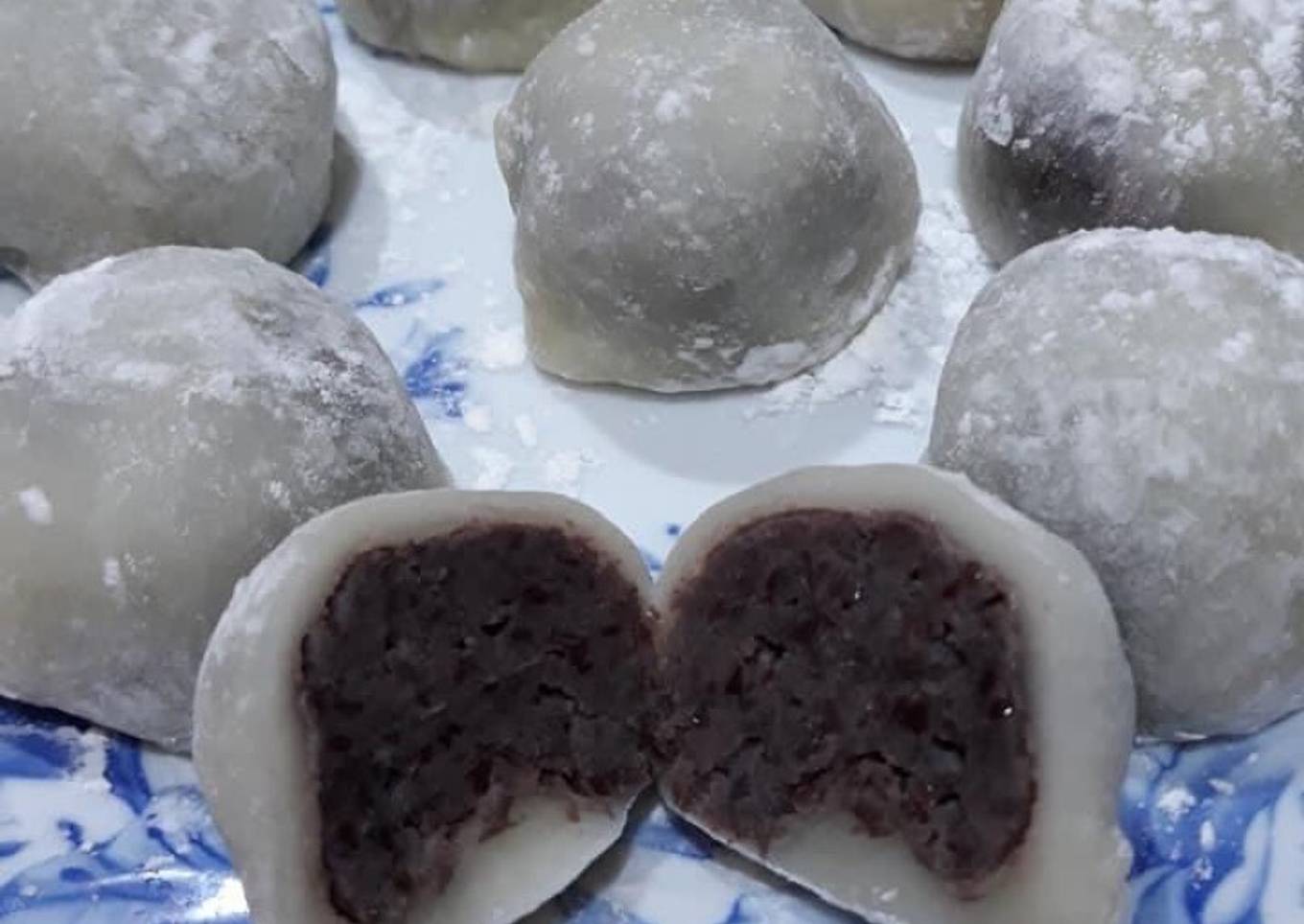 Resep Mochi isi kacang merah