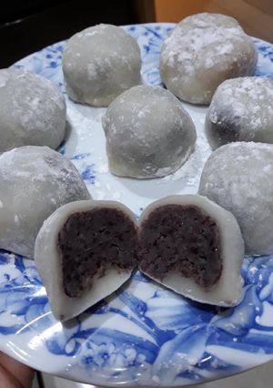 Foto resep Mochi isi kacang merah