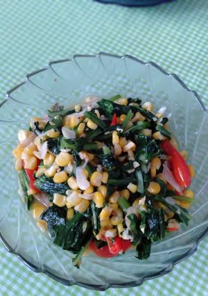 Foto resep Oseng sawi jagung manis