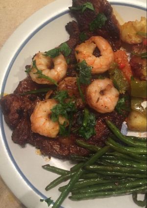A picture of Harissa Style Surf 'N Turf.