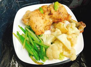 Hình của món Đùi gà nướng lò chiên không dầu Healthy.