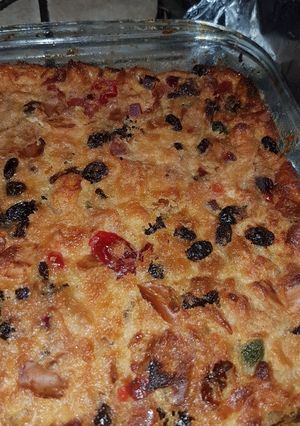 Una foto de Delicioso Budín con frutas y pasas