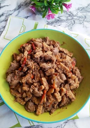 Foto resep Oseng Tempe dan Hati Ayam