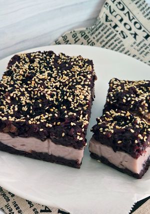 紫米芋泥桂圓糕 的食譜成品照片