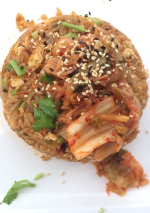 A picture of Kimchi Fried Rice.