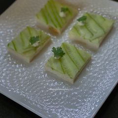 A picture of Classic Cucumber Tea Sandwich.