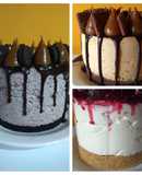 Cheesecake oreo, chocotorta, frutos rojos