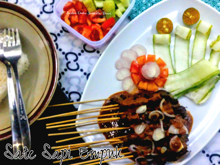  Bagaimana cara bikin Sate Sapi Empuk  nikmat