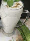 Cucumber Ginger Tulsi Spiced Buttermilk