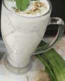 Cucumber Ginger Tulsi Spiced Buttermilk