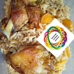 A picture of Carrot jollofrice.