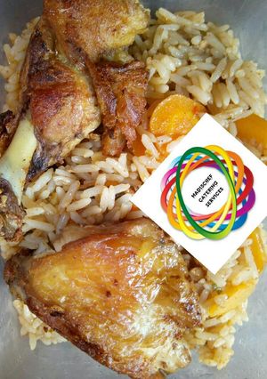 A picture of Carrot jollofrice.