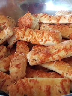Sajtos stangli és pogácsa recept fotója