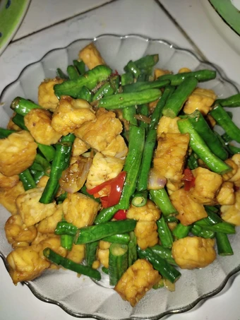 Cara Mudah Menyiapkan Resep Tumis Tempe dan kacang panjang yang Lezat Anti Ribet, Uenak Banget