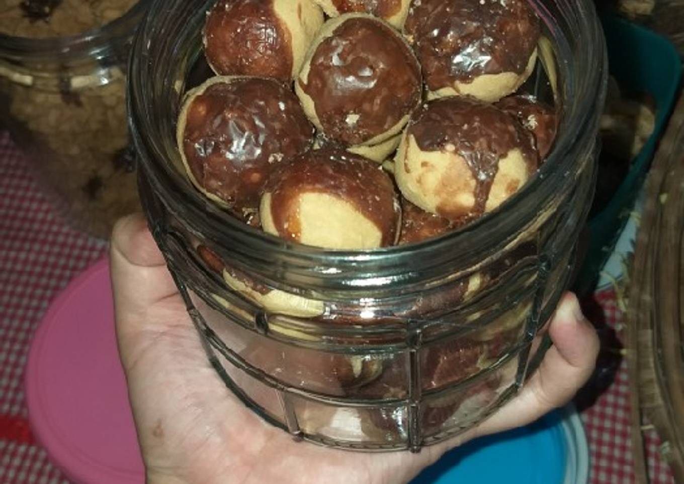 Cookies caramel with cheese