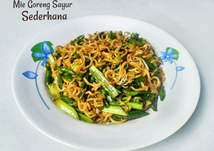 Resep Mie Goreng Sayur Sederhana yang Bikin Ngiler