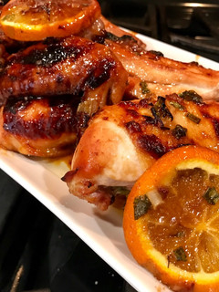 A picture of Easy Roasted Orange Chicken.