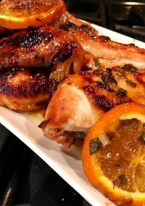 A picture of Easy Roasted Orange Chicken.